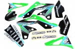 Наклейки FLU  КОМПЛЕКТ KAWASAKI KX250F -20% ― MOTOCROSS-PARTS.COM.UA