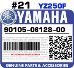 90105-06128-00 YAMAHA YZ250F