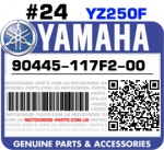 90445-117F2-00 YAMAHA YZ250F