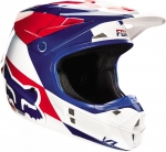 Мотошлем FOX V1 MAKO HELMET ECE бело-синий,МОТОКРОСС,MOTOCROSS,14407-025