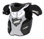 Детская защита тела и шеи Fusion vest LEATT 2.0 Jr белая S/M на рост 105-125 см ― MOTOCROSS-PARTS.COM.UA