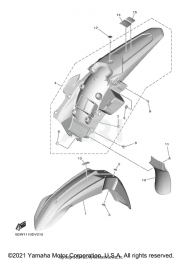 КРЫЛЬЯ YZ450F 2022