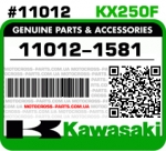 11012-1581 KAWASAKI KX250F