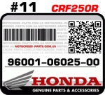 96001-06025-00 HONDA CRF250R