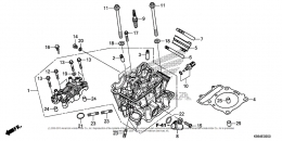 ГОЛОВКА ЦИЛИНДРА CRF250R 2019