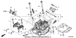 ГОЛОВКА ЦИЛИНДРА CRF450R 2020