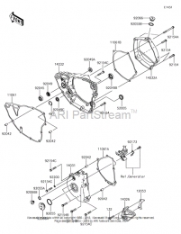 БОКОВЫЕ КРЫШКИ КАРТЕРОВ KX250F 2019