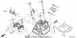 ГОЛОВКА ЦИЛИНДРА CRF450R 2022