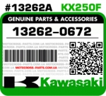 13262-0672 KAWASAKI KX250F