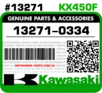 13271-0334 KAWASAKI KX450F