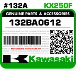 132BA0612 KAWASAKI KX250F