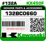 132BC0660 KAWASAKI KX450F