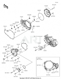 БОКОВЫЕ КРЫШКИ КАРТЕРОВ KX450F 2020