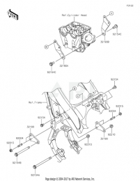 КРЕПЛЕНИЯ МОТОРА KX250F 2020