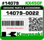 14079-0022 KAWASAKI KX450F