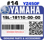 1SL-18110-00-00 YAMAHA YZ450F