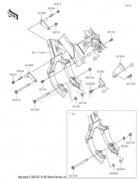 КРЕПЛЕНИЯ МОТОРА KX250F 2022