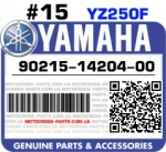 90215-14204-00 YAMAHA YZ250F