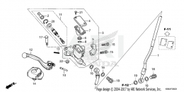 ПЕРЕДНИЙ ТОРМОЗНОЙ ЦИЛИНДР CRF250R 2022