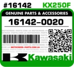 16142-0020 KAWASAKI KX250F