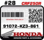 91072-KZ3-861 HONDA CRF250R