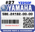 5BE-24182-00-00 YAMAHA YZ250F