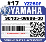 90105-06696-00 YAMAHA YZ250F