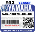 5JG-14379-00-00 YAMAHA YZ450F