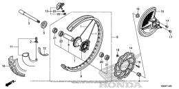 ПЕРЕДНЕЕ КОЛЕСО CRF250R 2020