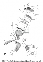 ФИЛЬТРОВЫЙ КОРОБОК YZ250F 2022