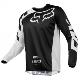 Мото джерси FOX 180 RACE AIRLINE JERSEY бело-черная