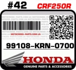 99108-KRN-0700 HONDA CRF250R