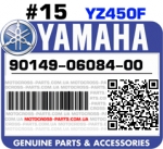 90149-06084-00 YAMAHA YZ450F