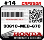 90610-MEB-670 HONDA CRF250R