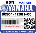 90501-12081-00 YAMAHA YZ250F