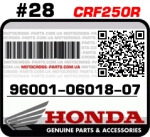 96001-06018-07 HONDA CRF250R