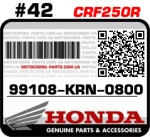 99108-KRN-0800 HONDA CRF250R