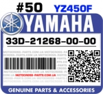 33D-21268-00-00 YAMAHA YZ450F