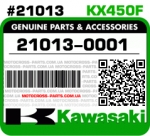 21013-0001 KAWASAKI KX450F