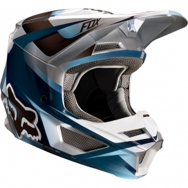 Мотошлем FOX V1 MOTIF HELMET [BLU/GRY]