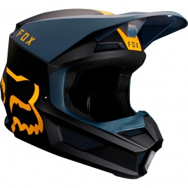 Мотошлем FOX V1 MATA HELMET [NVY/YLW]