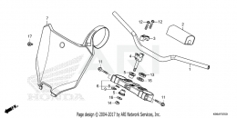 ПЕРЕДНИЙ НОМЕР + РУЛЬ CRF250R 2022