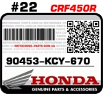 90453-KCY-670 HONDA CRF450R