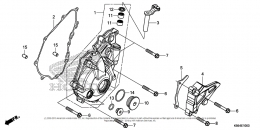 ЛЕВАЯ КРЫШКА КАРТЕРА CRF250R 2020