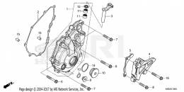 ЛЕВАЯ КРЫШКА КАРТЕРА CRF250R 2022