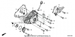 ЛЕВАЯ КРЫШКА КАРТЕРА CRF450R 2020