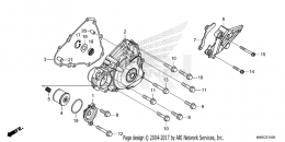 ЛЕВАЯ КРЫШКА КАРТЕРА CRF450R 2021