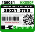 26031-0782 KAWASAKI KX450F