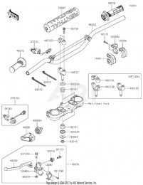 РУЛЬ KX250F 2020