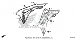 БОКОВИНЫ РАДИАТОРА CRF450R 2020